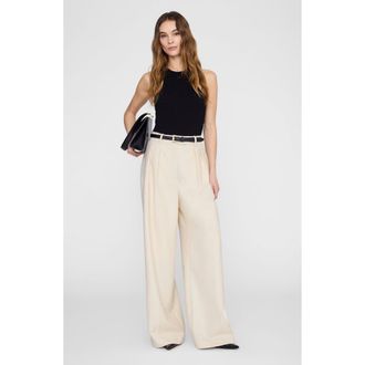 Anine Bing Cole Tank Top in Black at Nordstrom, Size X-Small