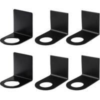 OEM Soporte De Pared De 6 Piezas Para Bomba Manual, Gancho Para Dispensador, Soporte Autoadhesivo Para Botellas De Pared, Soporte De Acero Inoxidable Para