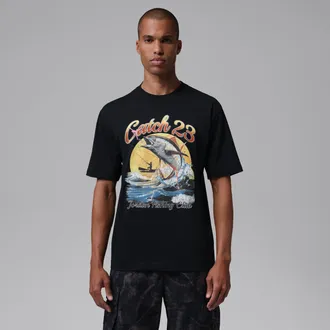 Nike Jordan Mens Jordan Graphic T-Shirt in Black | IF3057-010