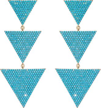 Nickho Rey Megan Earrings in Turquoise/gold at Nordstrom