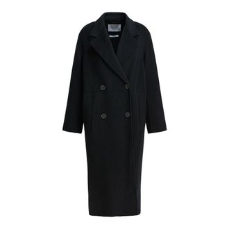 IVY OAK Double-Breasted Coats, female, Black, Size: 2XS Clara Coat