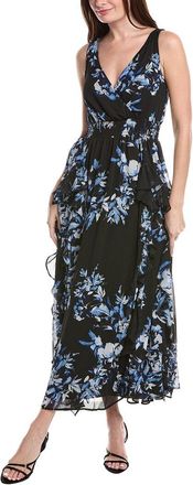 1.State V-Neck Ruffle Maxi Dress