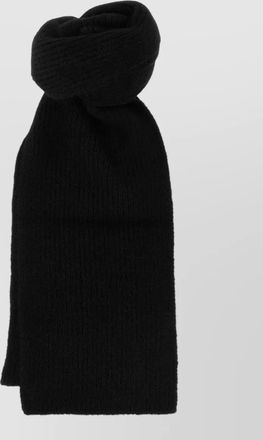 Dries Van Noten alpaca wool ribbed scarf