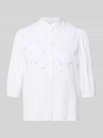 Essentiel Boxy Fit Hemdbluse aus reiner Baumwolle Modell JORJA in Weiss, Gr&ouml;&szlig;e 34