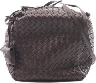 Bottega Veneta Pre-owned Bottega Veneta Nappa Intrecciato Cube Crossbody Unisex 9KWNWRA7YEZQ73AJ