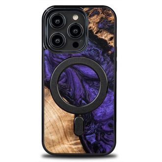 OEM Funda Bewood Unique Para Iphone 15 Pro - Violeta Con Magsafe
