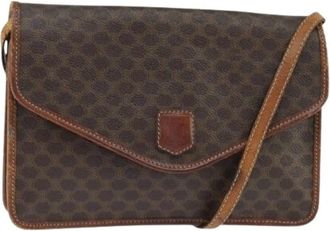 Celine Pre-owned Plastic Vintage Crossbody Tas - Dames - Vintage Schoudertas - Bruin - ONE Size - Vintage