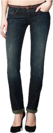Salsa Wonder Push Up Jeans - Dames - Slim Fit Jeans - Blauw - W27 L34 - Jeans