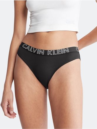 Calvin Klein Calvin Klein Womens Ultimate Cotton Bikini - Black - XS
