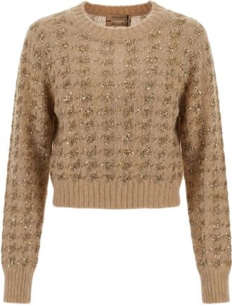 Twinset Donna, Maglie, Marrone, M, new