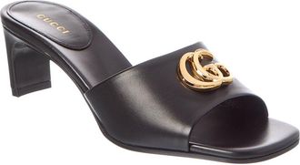 Gucci Double G Leather Sandal