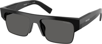 Prada Sunglasses, male, Black, Size: 55 MM PR D12Su Sunglasses