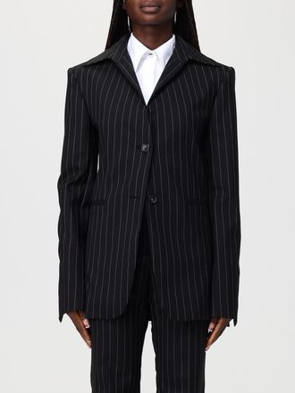 Sportmax Blazer in lana vergine gessato Sportmax