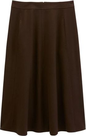 Marc O'Polo Dames, Rokken, Bruin, Maat: XS Wol