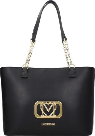 Love Moschino Borse a Spalla Donna Poliuretano Nero