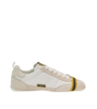 Fendi Cream Color Block Sneakers
