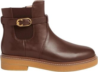 Coccinelle C-Saddle Vintage - Dames - Chelseaboots - Bruin - 37 EU - Leer - Schoenen