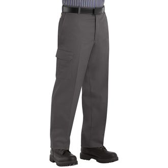 Red Kap Mens Industrial Cargo Pant, Charcoal, 48W x 34L