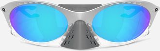 Oakley Plantaris Sunglasses Prizm Sapphire / X-Silver