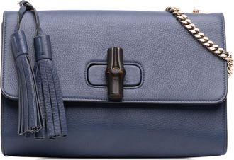 Gucci Pre-owned Gucci Medium Leather Miss Bamboo Crossbody Ladies J8JIACWXGAJWYVSM