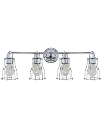 Jonathan Y Designs Jonathan Y Designs 4-Light Evelyn Chrome Vanity Light