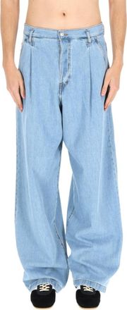 Dries Van Noten Light Blue Loose Jeans