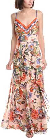 Eliza J Sleeveless Printed Midi Dress