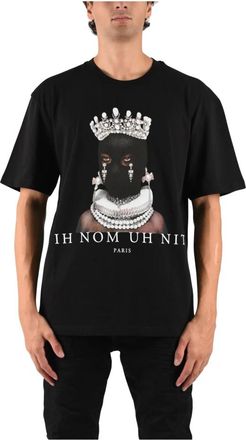 Ih Nom Uh Nit T-shirt in cotone girocollo - - Tops - Uomo - Nero - XL