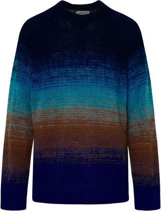 Laneus Maglione con effetto sfumato - Blu