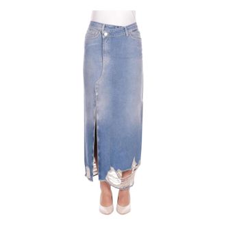 Dondup Dames, Rokken, Blauw, Maat: W29 Denim