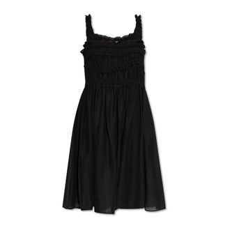 Tory Burch Dames, Jurken, Zwart, Maat: S Linnen