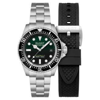 Duxot Atlantica Deep Dive Automatic Green Dial Mens Watch DX-2066-22