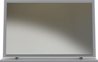 Welcome Furniture Calgary Ready Assembled Large Mirror in Dusk Grey - Welcome Furniture | TJ Hughes