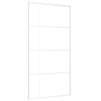 Berkfield Home Sliding Door ESG Glass & Aluminium 102.5x205 cm White
