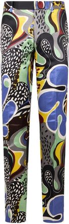 Moschino Slim-fit broek - Heren - Slim Fit Broeken - Veelkleurig - S - Katoen - Broeken