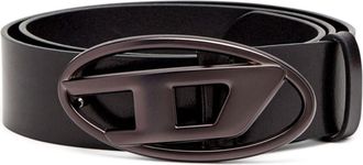 Diesel Black Signature Buckle Belt
