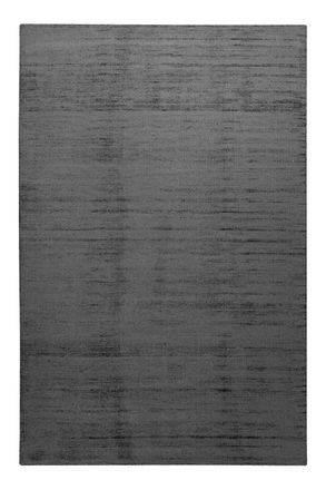 Homie Living Alfombra de pelo corto gris antracita hecha a mano 200x290 cm