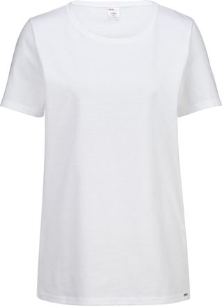 Isa Kurzarmshirt ISA BODYWEAR Shirt kurzarm, Damen, Gr. XL, wei&szlig;, Obermaterial: 100% Baumwolle CO., Shirts Kurzarmshirt