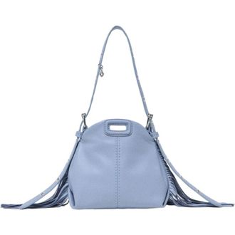Maje Miss M micro leather bag in Blue Sky at Nordstrom, Size Medium