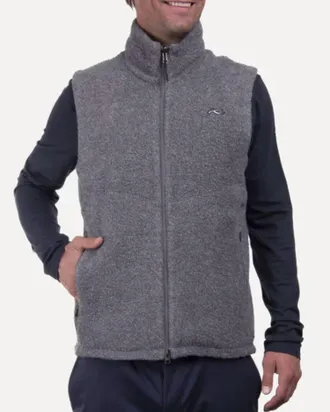Kjus Glencoe Vest In Steel Grey Melange