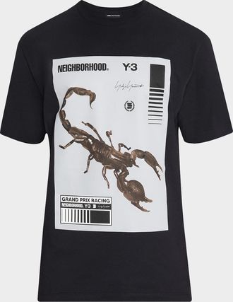 Yohji Yamamoto x NEIGHBORHOOD Mens Scorpion Logo T-Shirt