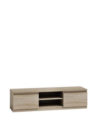 Hucoco Hucoco - Tivoli - Mueble De Televisi&oacute;n - Estilo Moderno - 140x40x36cm - 2 Cajones + 2 Puertas - Almacenamiento De Equipos De Televisi&oacute;n/audio - Aspect