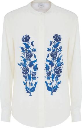 Giambattista Valli Camicia a fiori - Bianco