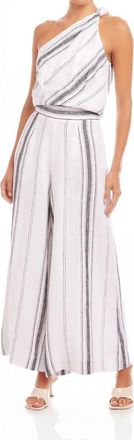 Fifteen Twenty Vanita One Shoulder Top In Stripe