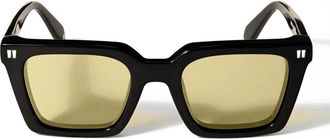 Off-white Sunglasses Ow1004 1018 Reno Black/Yellow Unisex