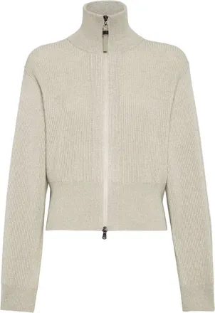Brunello Cucinelli Sparkling Cashmere Cardigan