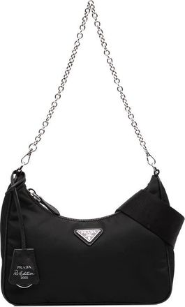 Prada Pre-owned Prada Saffiano Trimmed Re Nylon Re Edition 2005 Satchel Ladies EGRC6SFENTS15YLX