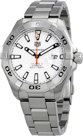 Tag Heuer Aquaracer Automatic White Dial Mens Watch WAY2013.BA0927
