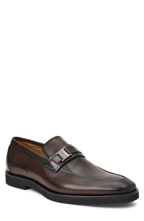 Bruno Magli Roma Bit Loafer in Dark Brown Calf at Nordstrom, Size 11.5
