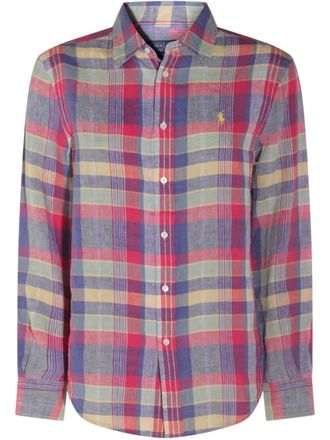 Polo Ralph Lauren Geruit blouse - Roze